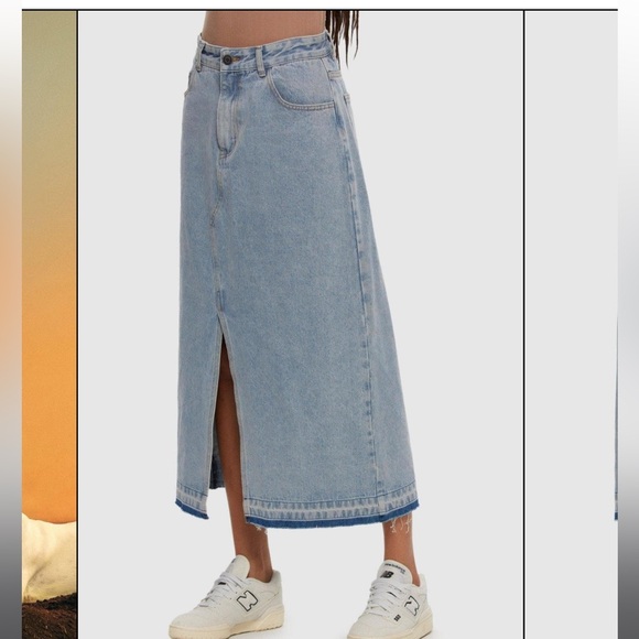 Kuwalla long jean skirt - Picture 1 of 3